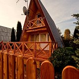 Drewniany domek w Rowach