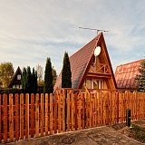 Drewniany domek w Rowach