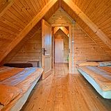 Drewniany domek Zefir 4, sypialnia